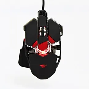 Red Fighter Mysz M1, 4000DPI, optyczna, 10kl., przewodowa USB, czarna, do gry